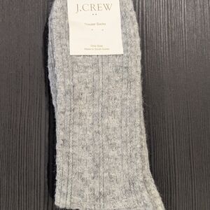J. Crew Light Gray Trouser Socks